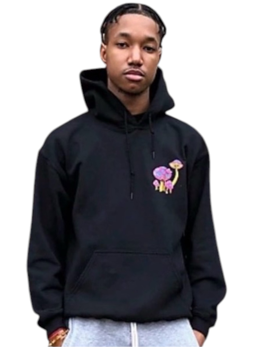 A.LAB Black Magic Fungi Pullover Graphic Hoodie (M)